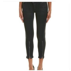 DL 1961 Florence Emerald Intra-sculpt Crop Coated Jeans (1232)
